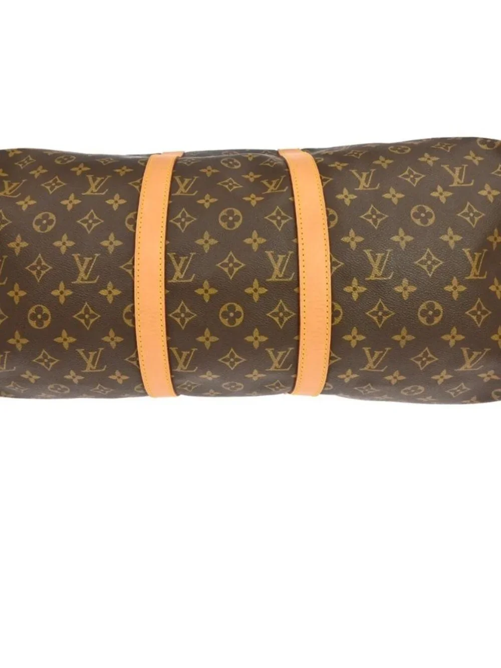 Best03 Louis Vuitton Monogram Keepall 50 Duffle Handbag